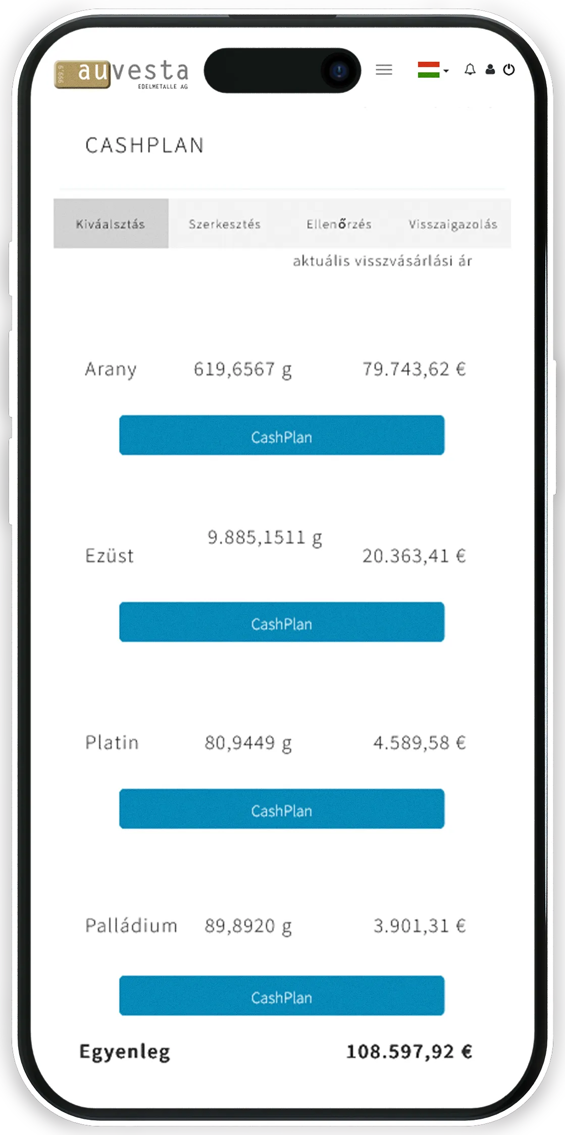 Cash-Plan - ma megtakarítani, holnapután kifizetni.
