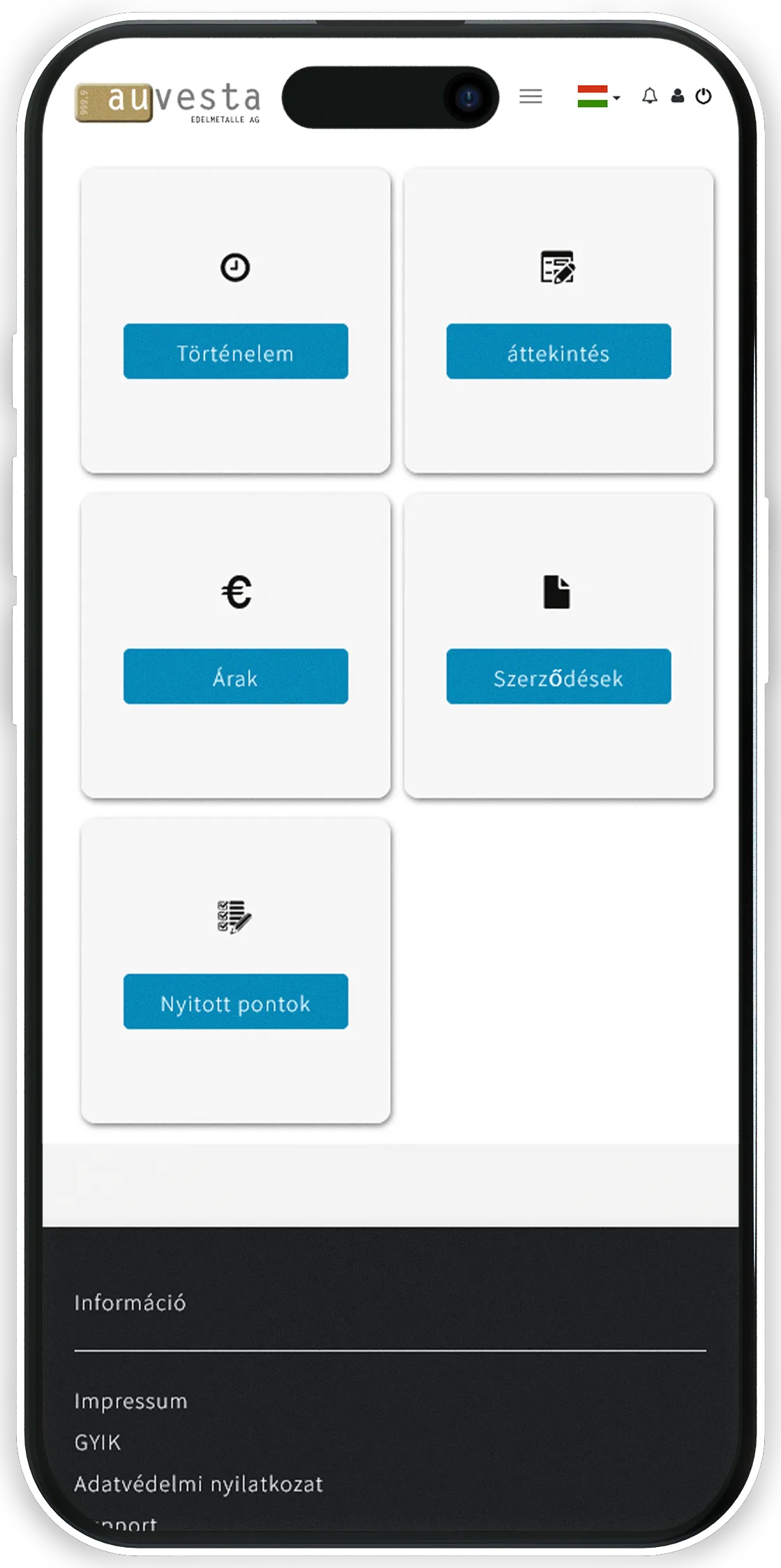 Ellenőrzés - Minden fontos dokumentum áttekintése
